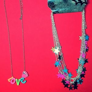 Love & Stars necklace and earrings